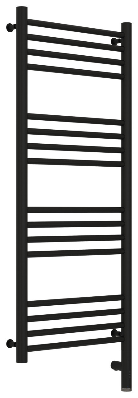 Полотенцесушитель электрический Сунержа Богема 3.0 прямая 1000х400 МЭМ правый Матовый чёрный