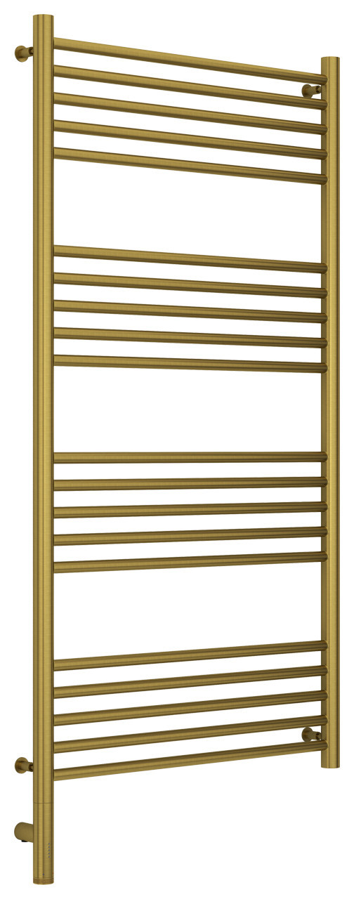 Полотенцесушитель электрический Сунержа Богема 3.0 прямая 1200х600 МЭМ левый Состаренная латунь