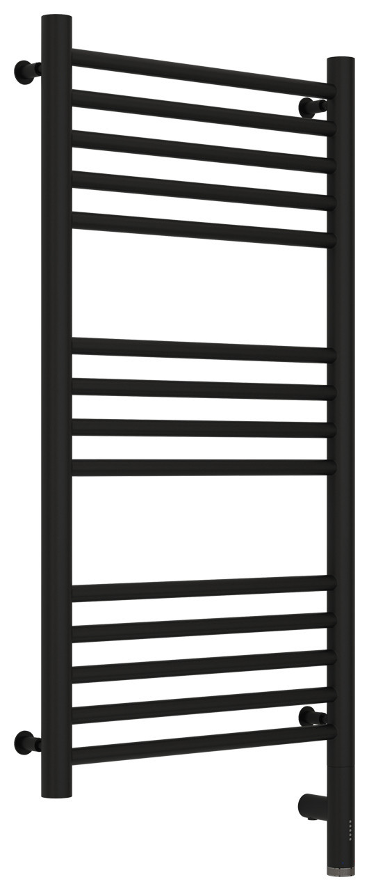 Полотенцесушитель электрический Сунержа Богема 3.0 прямая 800х400 МЭМ правый Матовый чёрный