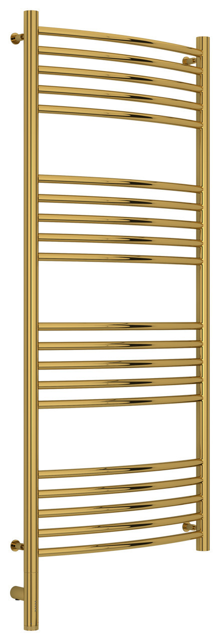 Полотенцесушитель электрический Сунержа Богема 3.0 выгнутая 1200х500 МЭМ левый Золото