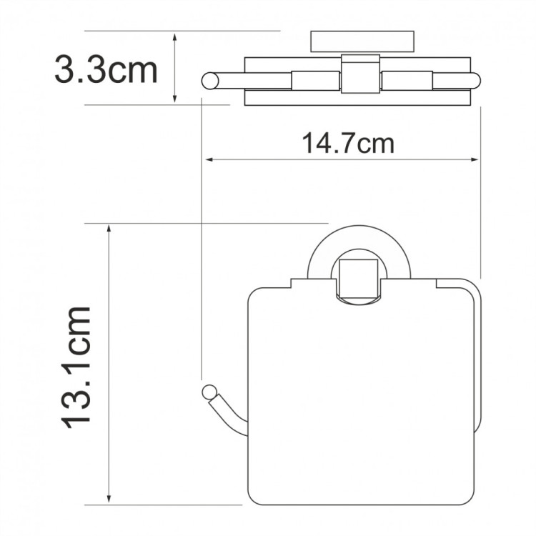 WasserKRAFT Rhein K-6225 Держатель туалетной бумаги