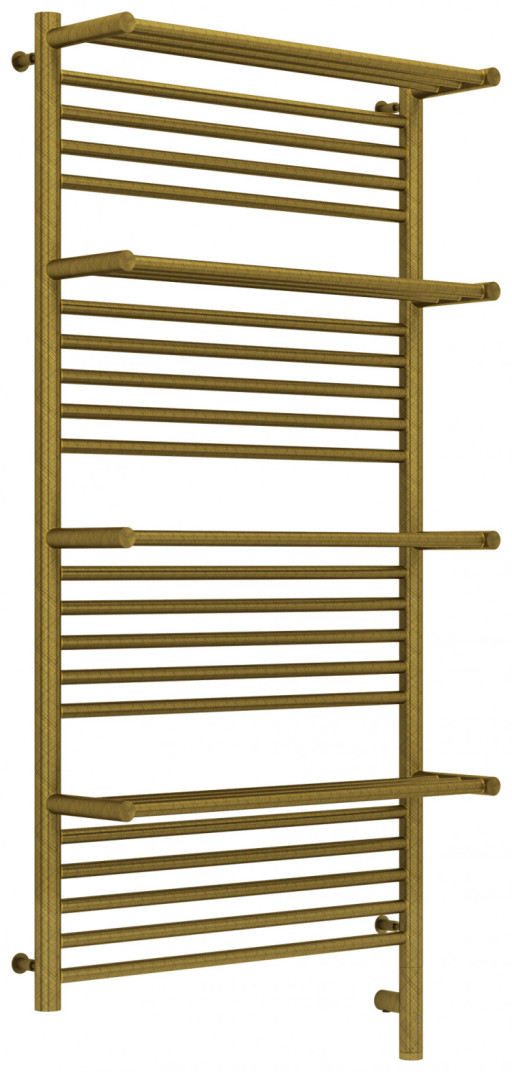 Полотенцесушитель электрический Сунержа Богема с 4 полками 3.0 1200х600 / МЭМ правый Состаренная бронза