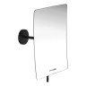 WasserKRAFT K-1001BLACK Зеркало с 3-х кратным увеличением