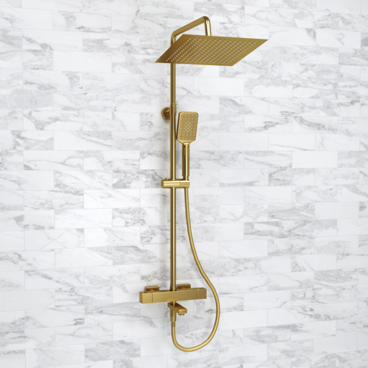 WasserKRAFT NEW A199.260.201.BG Thermo Душевой комплект с термостатическим смесителем