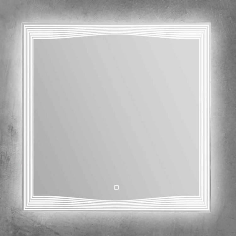 Зеркало с встроенным светильником и сенсорным выключателем, 12W, 220-240V BelBagno SPC-LNS-700-700-LED-TCH