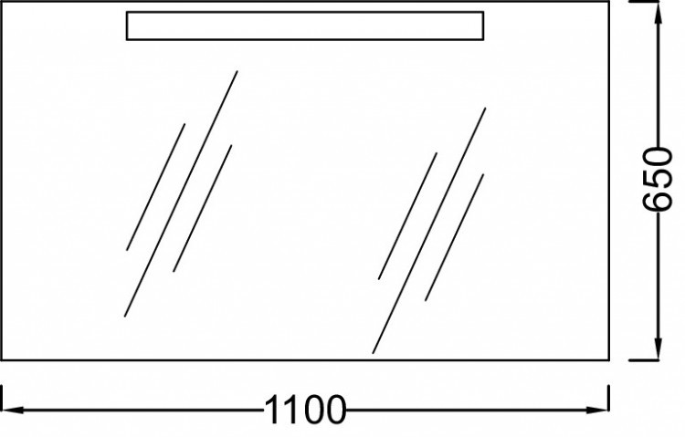 Зеркало 110 см Jacob Delafon PRESQU'ILE EB1110-NF