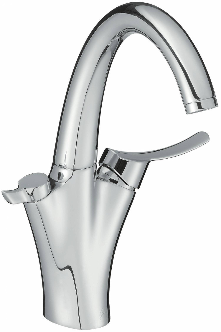 Однорычажный смеситель для кухни с встроенным фильтром для воды, матовая сталь  Jacob Delafon CARAFE E18865-VS