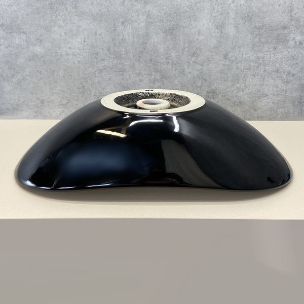 COMFORTY. Раковина 7811ABW черный/белый