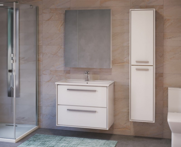 Зеркальный шкаф Raval Frame 75 с подсветкой