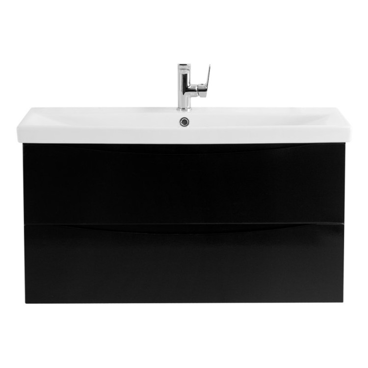 База под раковину подвесная с двумя выкатными ящиками 762x440x500 BelBagno MARINO-CER-800-2C-SO-NL-P