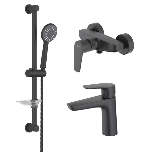 Душевой комплект наружного монтажа Aquatek БЕТТА AQ1131MB