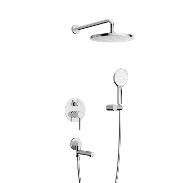 Душевой комплект встраиваемый с изливом Cezares RELAX-VDSET-01