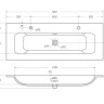 База под раковину подвесная с двумя выкатными ящиками Cezares DUET-N-800-2C-SO-BO