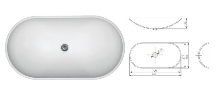 Раковина-чаша Kolpa San Bea