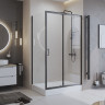 Душевой уголок BELBAGNO UNO-195-AH-1 Cezares UNO-195-AH-1-100/80-C-Cr