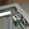 Душевой уголок BELBAGNO UNO-195-AH-1 Cezares UNO-195-AH-1-100/80-C-Cr