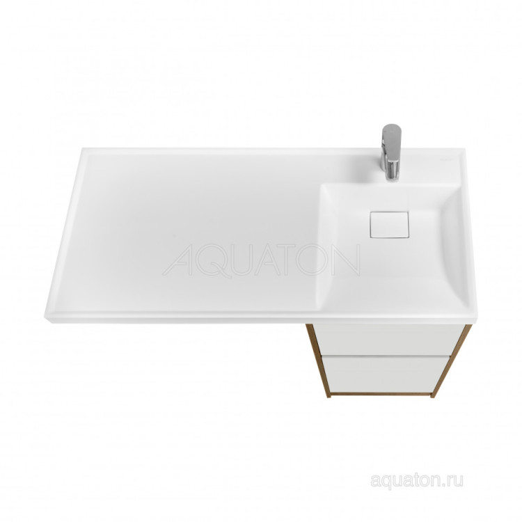 Тумба под раковину AQUATON Лондри 40 Дуб Рустикальный без фасада 1A267001LHDR0