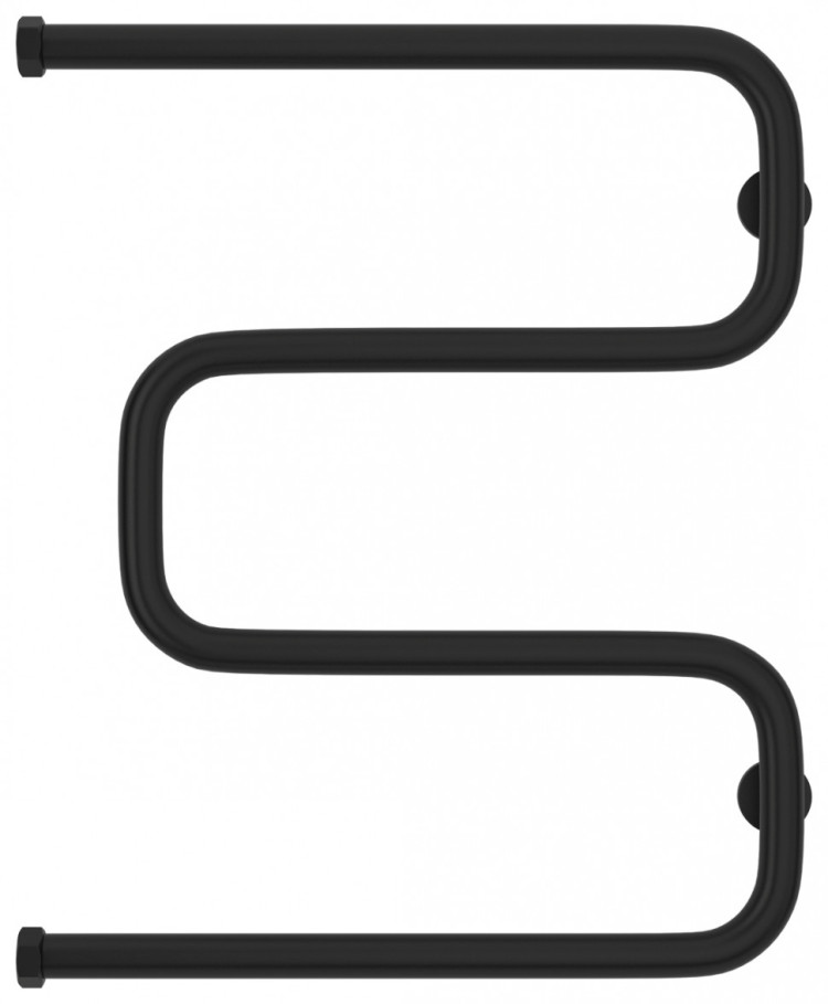 Полотенцесушитель водяной Сунержа Ш-образный 600х500 Матовый чёрный