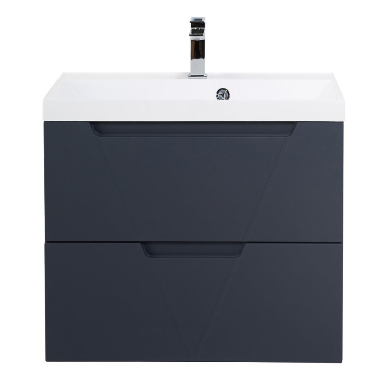 База под раковину подвесная с двумя выкатными ящиками 700x450x570 BelBagno VITTORIA-700-2C-SO-BO-P
