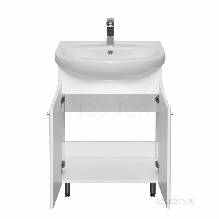 Тумба под раковину Aquaton Минима Н 65 белый 1A104201MN010