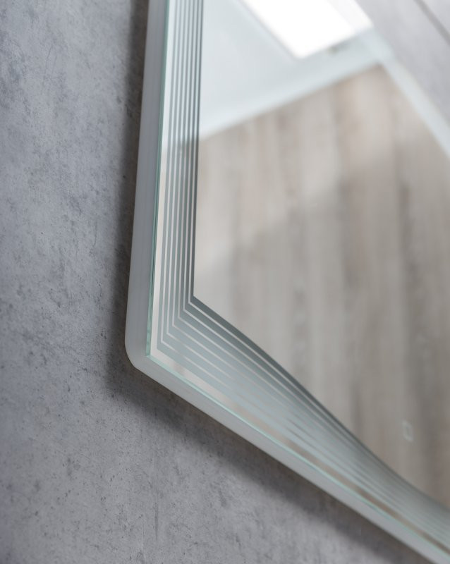 Зеркало с встроенным светильником и сенсорным выключателем, 12W, 220-240V BelBagno SPC-LNS-800-800-LED-TCH