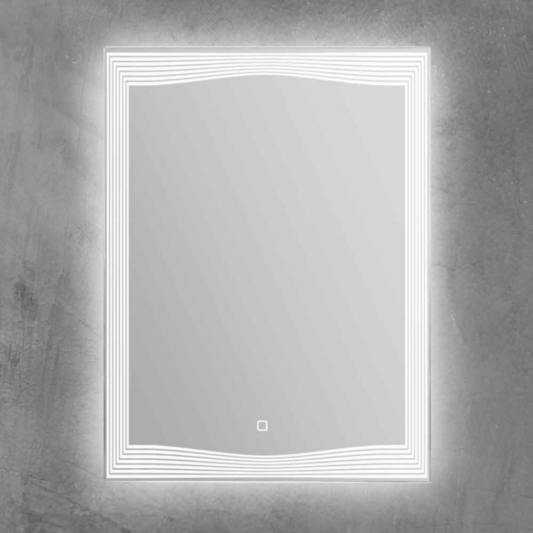 Зеркало с встроенным светильником и сенсорным выключателем, 12W, 220-240V BelBagno SPC-LNS-800-800-LED-TCH