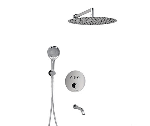 WasserKRAFT A175817 Встраиваемый комлплект для ванны с верхней душевой насадкой, лейкой и изливом