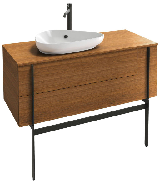 Тумба 120 см для раковины-чаши, белый блестящий Jacob Delafon NOUVELLE VAGUE EB3042-G1C