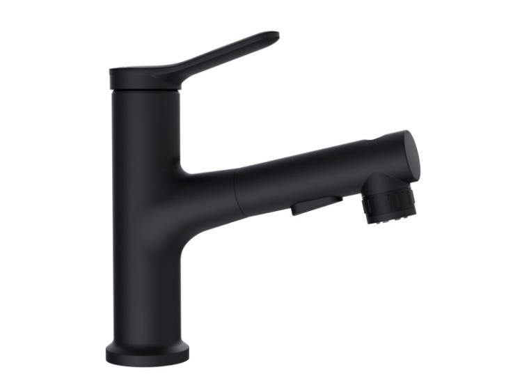 Смеситель для раковины без донного клапана с выдвижным изливом Cezares BB-LVMD-CRM-W0