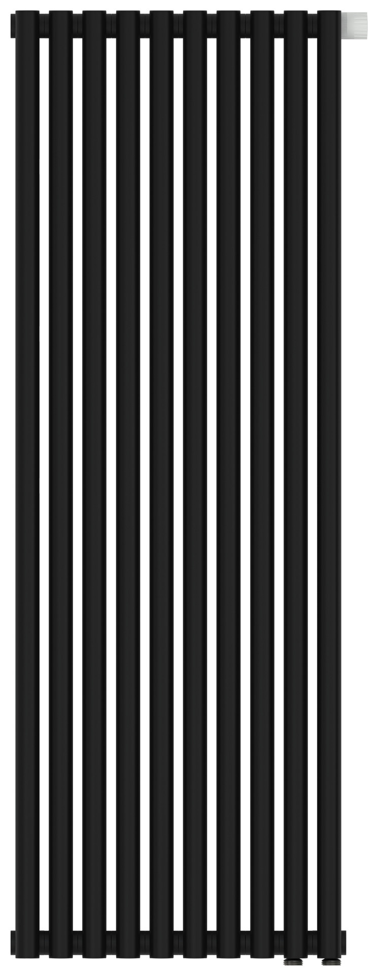 Отопительный радиатор Сунержа Эстет-11 EU50 1200х450 10 секций Матовый чёрный