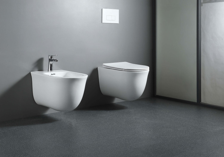 Унитаз подвесной компакт Aquatek AQ1112T-00 КЛАССИК TORNADO 490*365*341, тонкое сиденье с механизмом плавного закрывания, крепеж