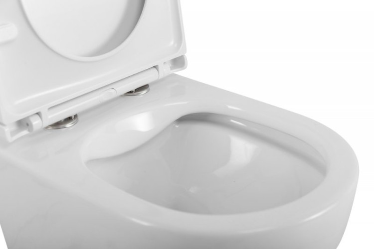 Унитаз подвесной с сиденьем BelBagno UNO + Система инсталляции для унитазов с кнопкой смыва BB005-PR-CH Cezares BB3105CHR/SC/BB002-80/BB005-PR-CHROME