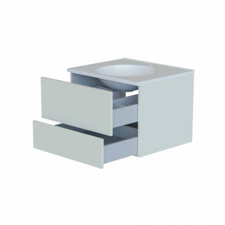Тумба с раковиной Astra Form Лофт 60 2 ящика