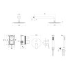 Set 3 в 1 душевой комплект Aquatek AQ1172CR БЕТТА