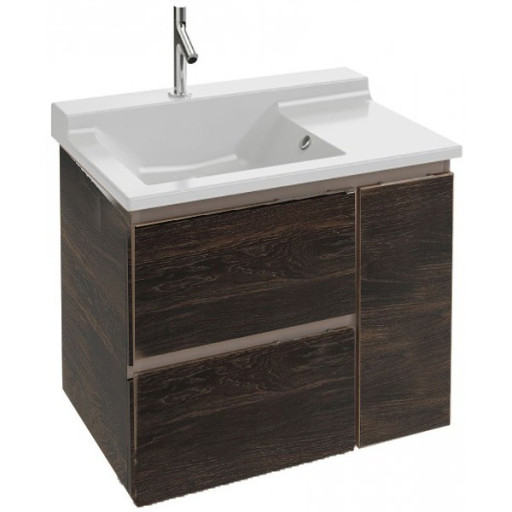 Тумба под раковину Jacob Delafon Soprano 80 подвесная 1 дверца 2 ящика