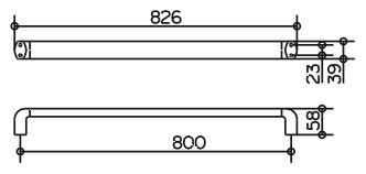 Держатель для полотенец Keuco Edition Palais 40001 010800