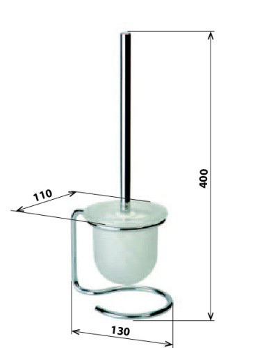 Ершик для унитаза Bemeta Neo stainless 104113105