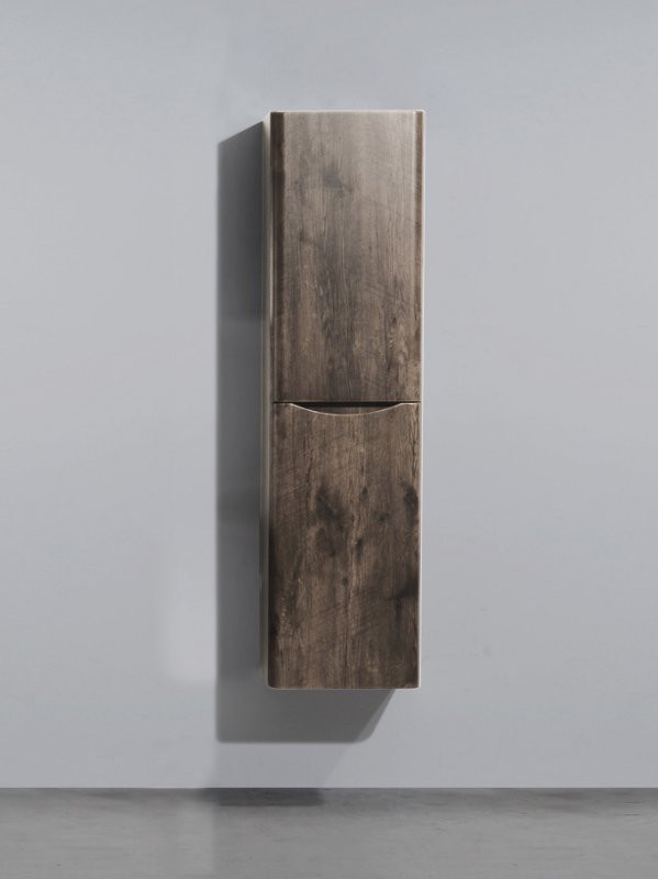 Шкаф подвесной, две распашные двери с доводчиками, с двумя полками, правосторонний BelBagno ANCONA-N-1500-2A-SC-BL-R