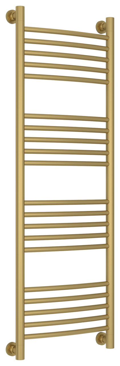 Полотенцесушитель водяной Сунержа Богема+ выгнутая 1200х400 Матовое золото