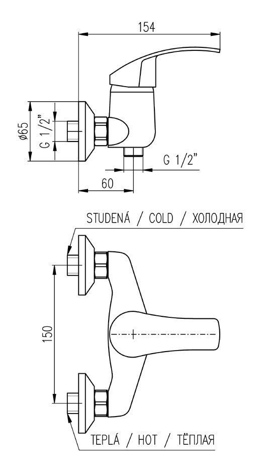 Смеситель Rav Slezak Kongo K080.5