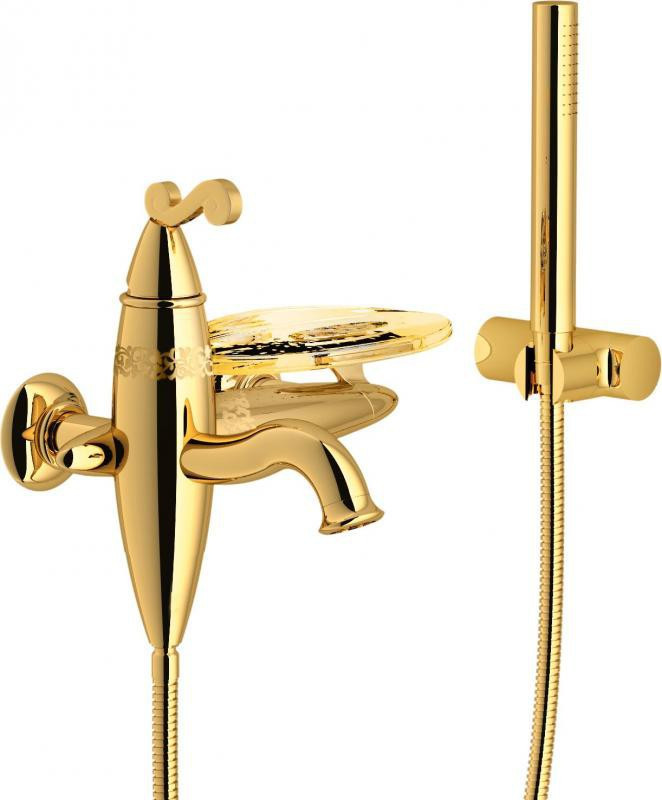 Смеситель для ванны  Nobili Dubai DB00110GD