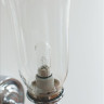 Декоративное бра с абажуром из прозрачного стекла