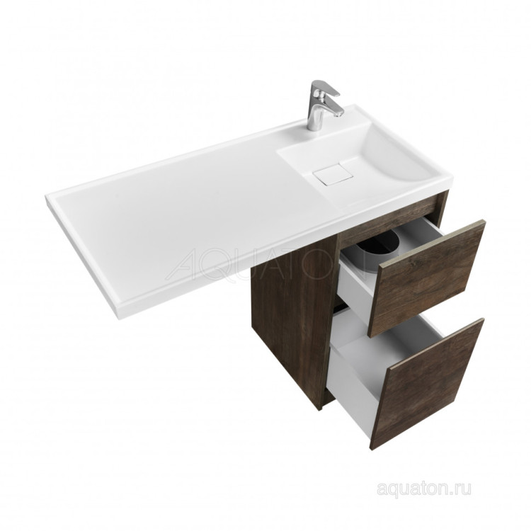 Тумба под раковину AQUATON Лондри 40 Дуб Кантри без фасада 1A267001LHDY0