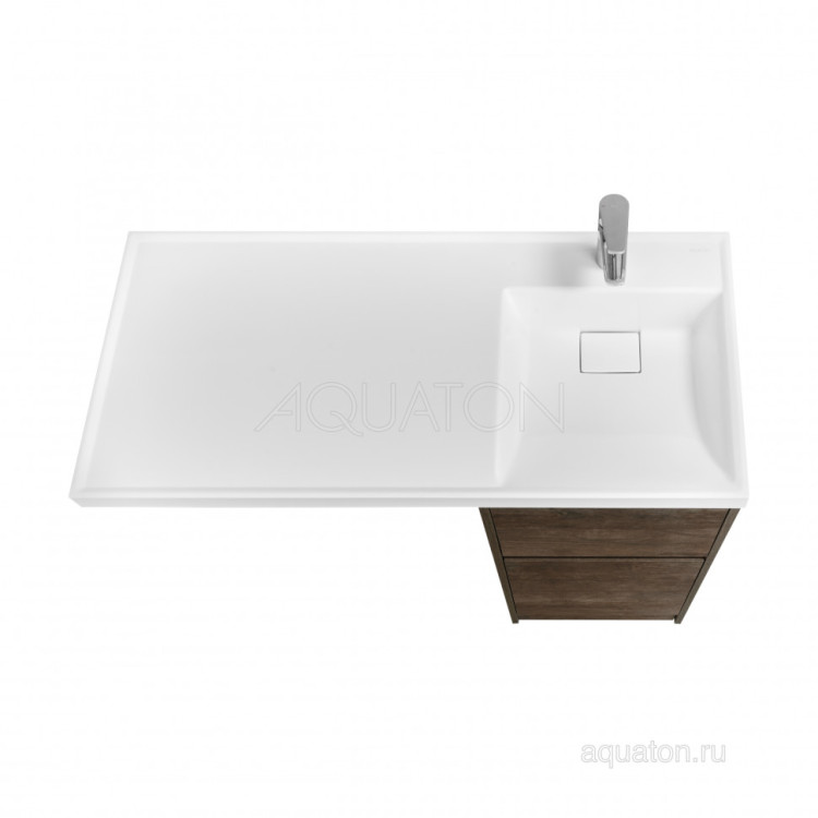 Тумба под раковину AQUATON Лондри 40 Дуб Кантри без фасада 1A267001LHDY0