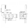 WasserKRAFT Elbe 7488 Thermo Термостатический смеситель для душсвстраиваемой системой монтажа
