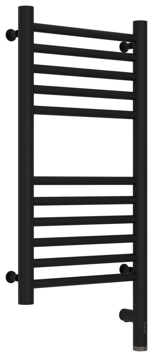 Полотенцесушитель электрический Сунержа Богема 3.0 прямая 600х300 МЭМ правый Матовый чёрный