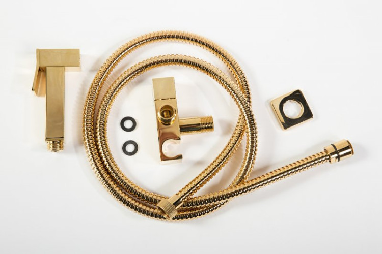 Гигиенический душ с гибким шлангом 120 см и держателем Cezares CZR-L-DIF-BIO