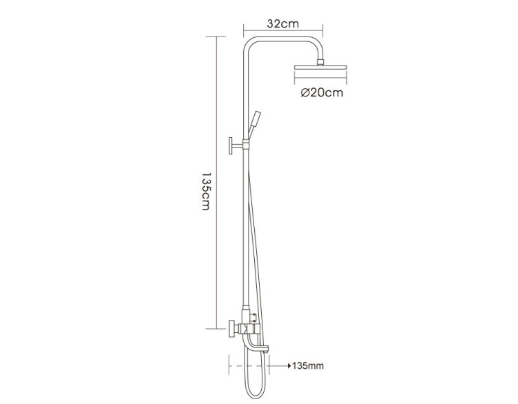 Душевая система Frap F2418