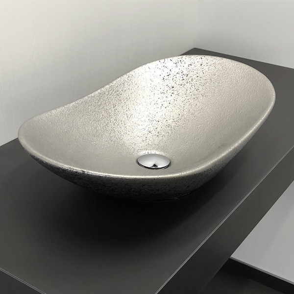 COMFORTY. Раковина 7811ASS серебро