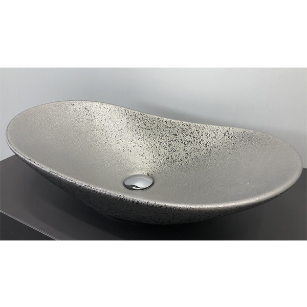 COMFORTY. Раковина 7811ASS серебро